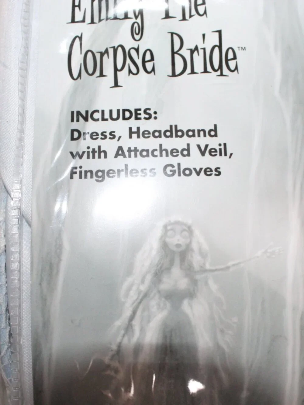 NWT Spirit Halloween Emily Corpse Bride Costume Adult Size Medium 8-10 - Picture 6 of 7
